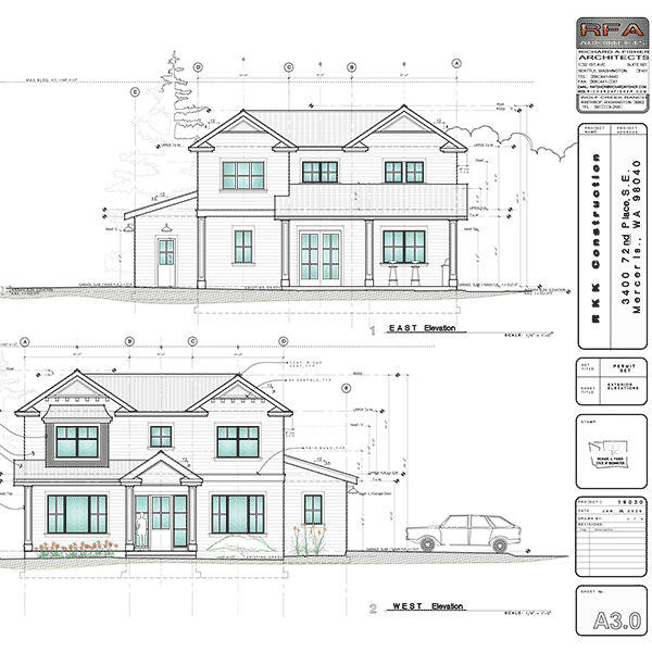 East and West Elevations image