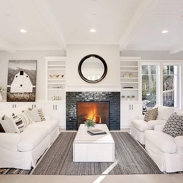 Family Room w/ Fireplace image